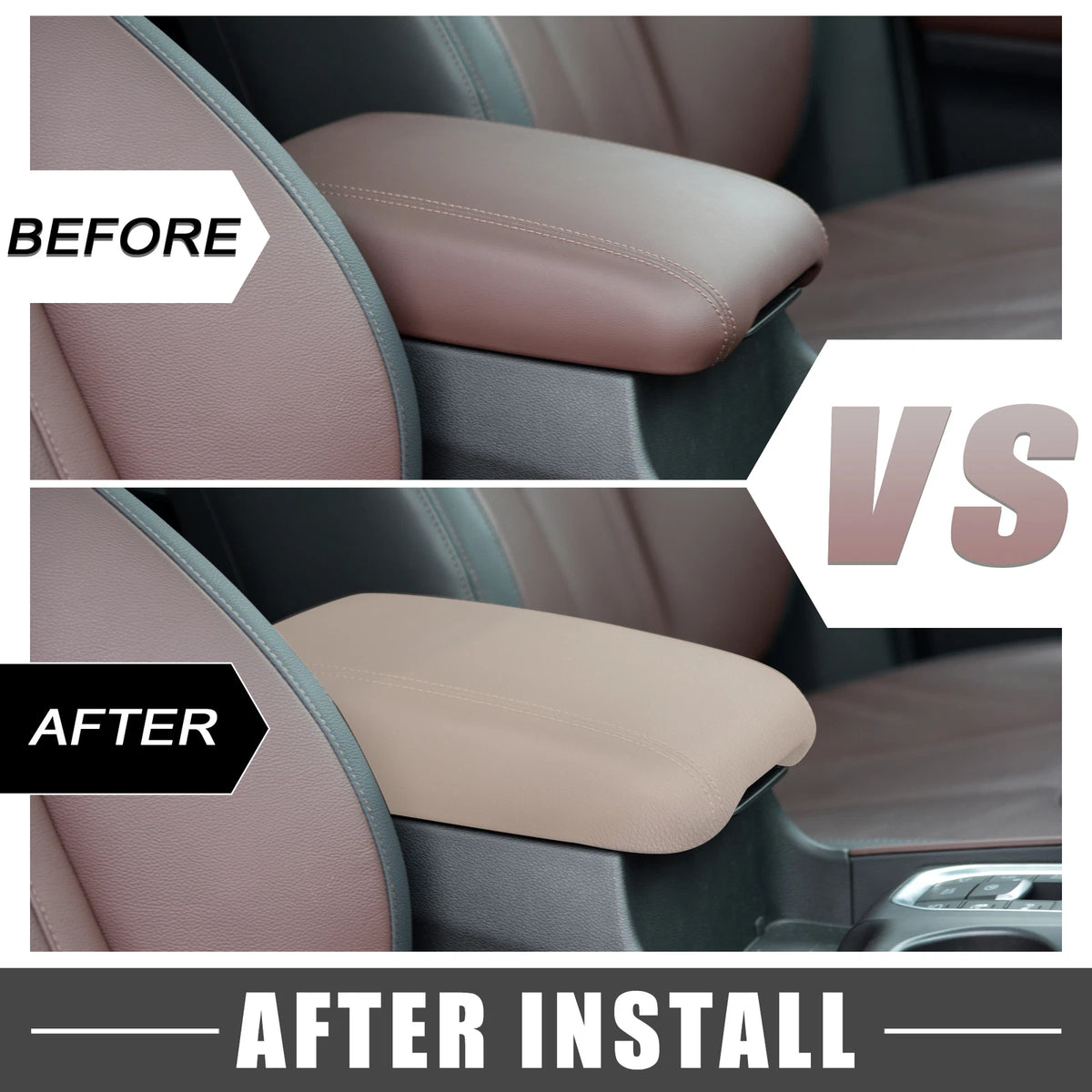 Car Center Console Armrest Cover for Toyota Avalon (2000-2004) Beige