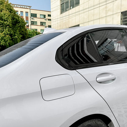 Rear Window Louver Trim for BMW 3 Series G20 (2019-2023) Gloss Black