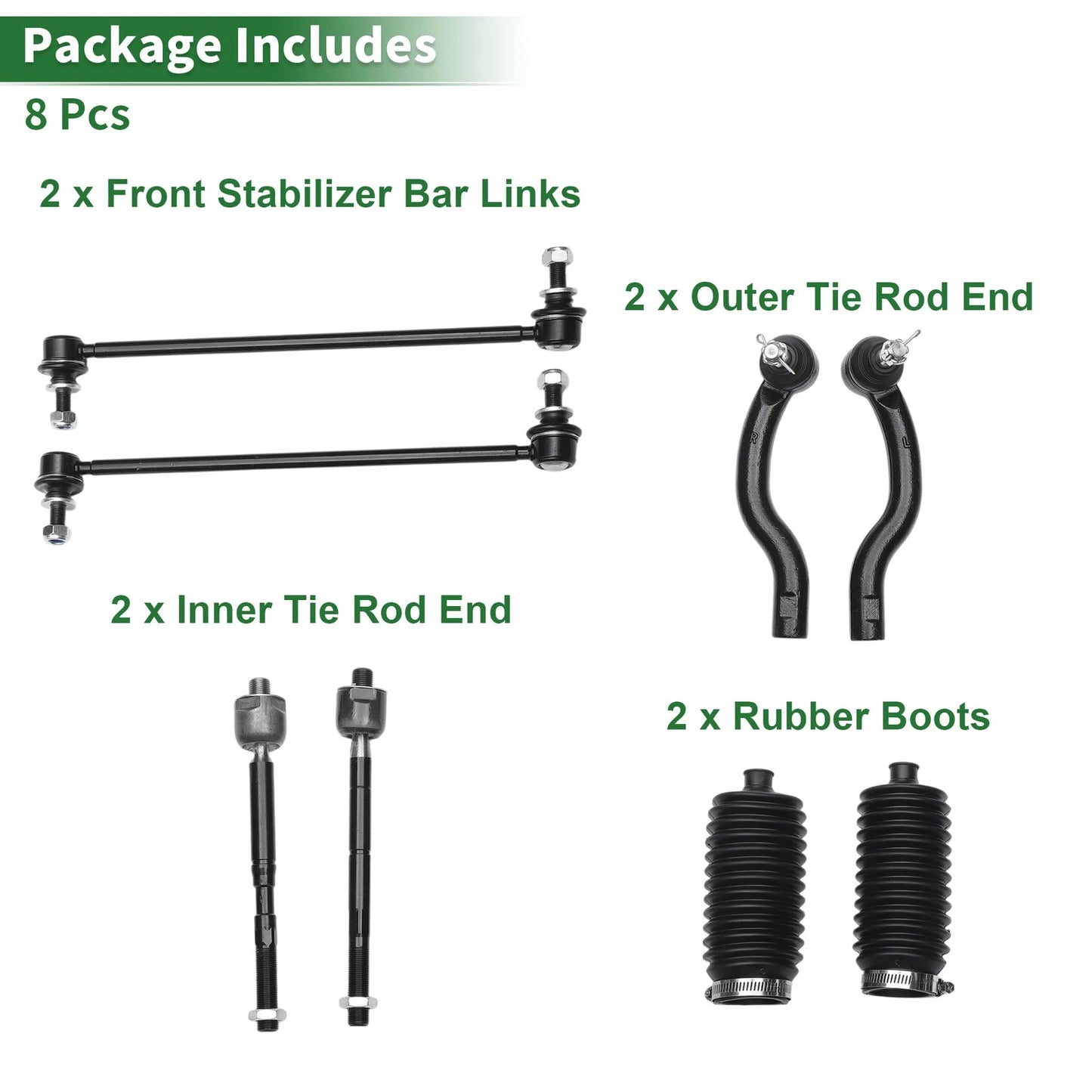 8 x Front Stabilizer Bar Links for Toyota RAV4 (2006-2018)