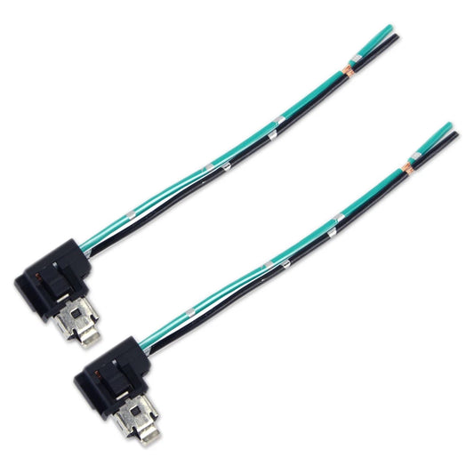 2 x H1 Fog Light Lamp Bulbs Extension Wire Cable Socket for Car (Fits Various Models)