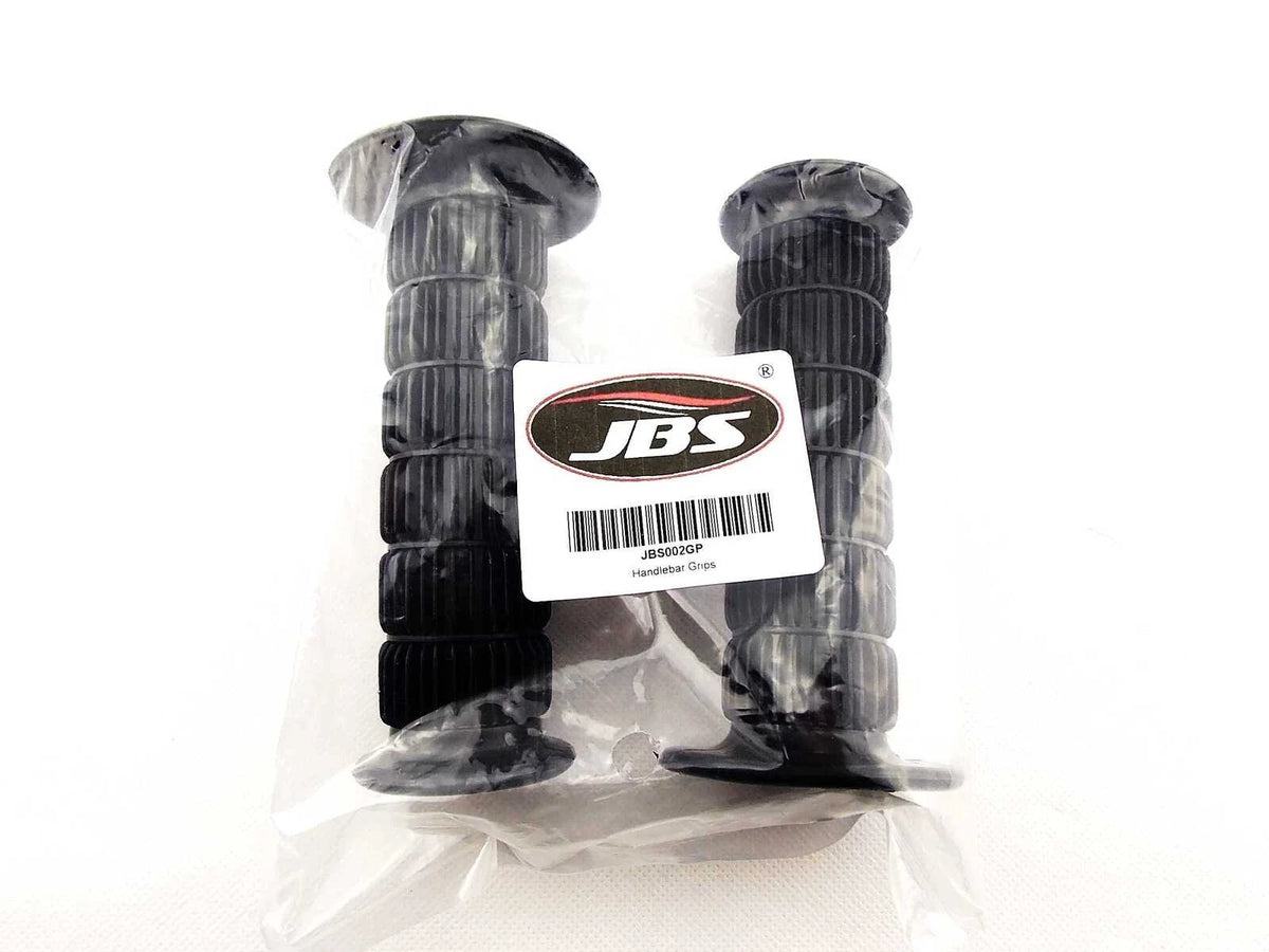 Black Hand Grip Set for Kawasaki KZ400 (1974-1979) - Left & Right Pair