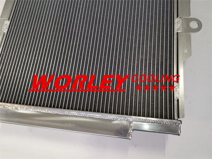 44mm Aluminum Radiator + Hoses for Toyota LandCruiser 75 Series (1984-1998)