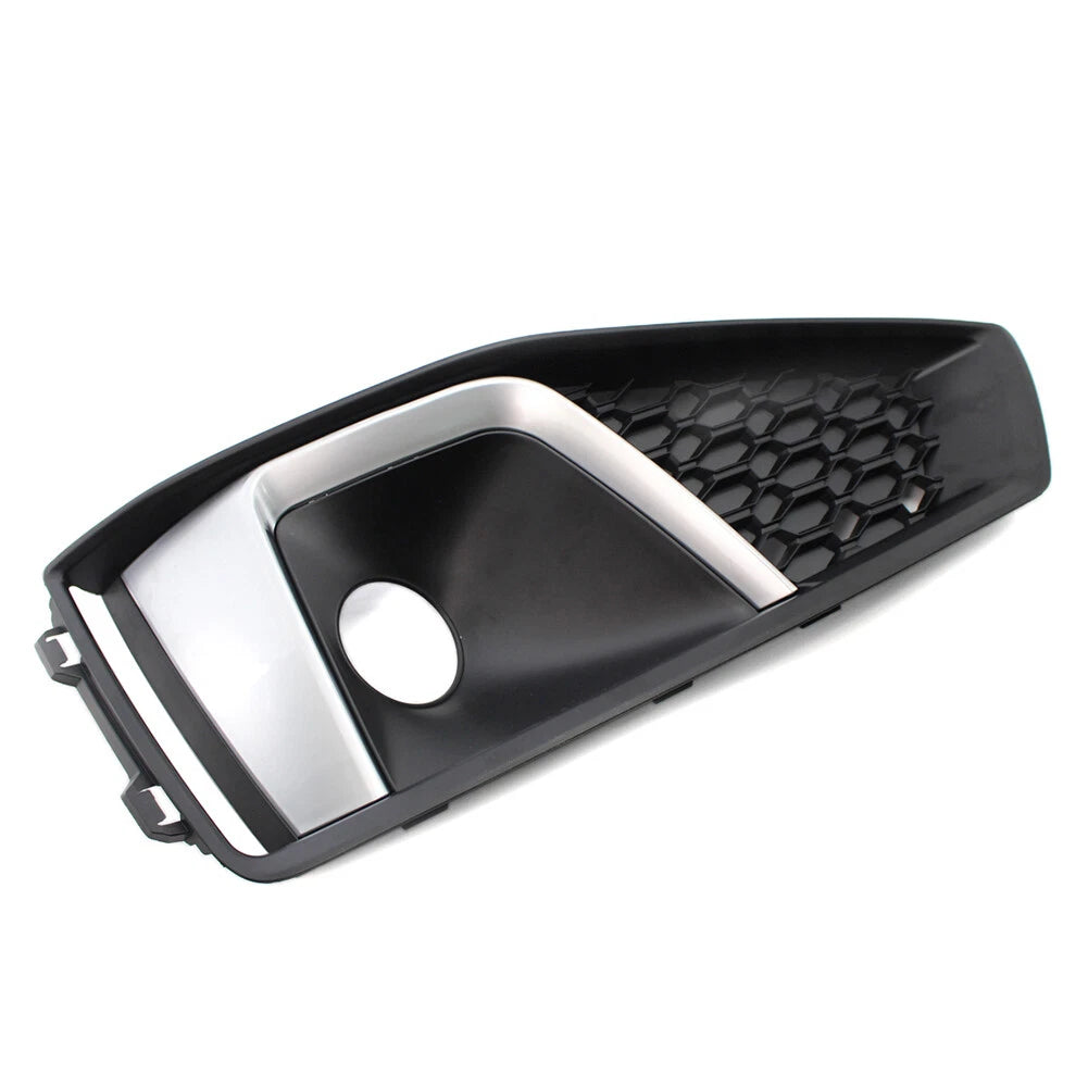Front Bumper Grille Left Fog Light Cover for Audi A4 B9 S4 (2018-2020)