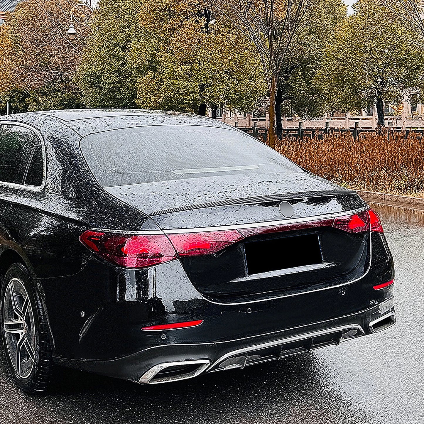 1x Rear Boot Spoiler Lip for Benz W214 E-Class E260 E300 AMG (2024)