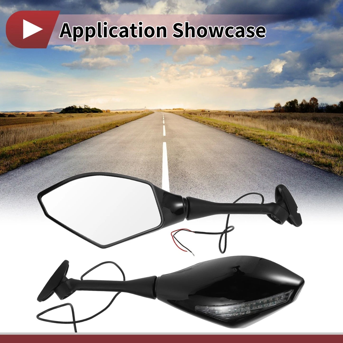 Motorcycle Rear View Mirrors for Honda CBR600RR (2003–2014)