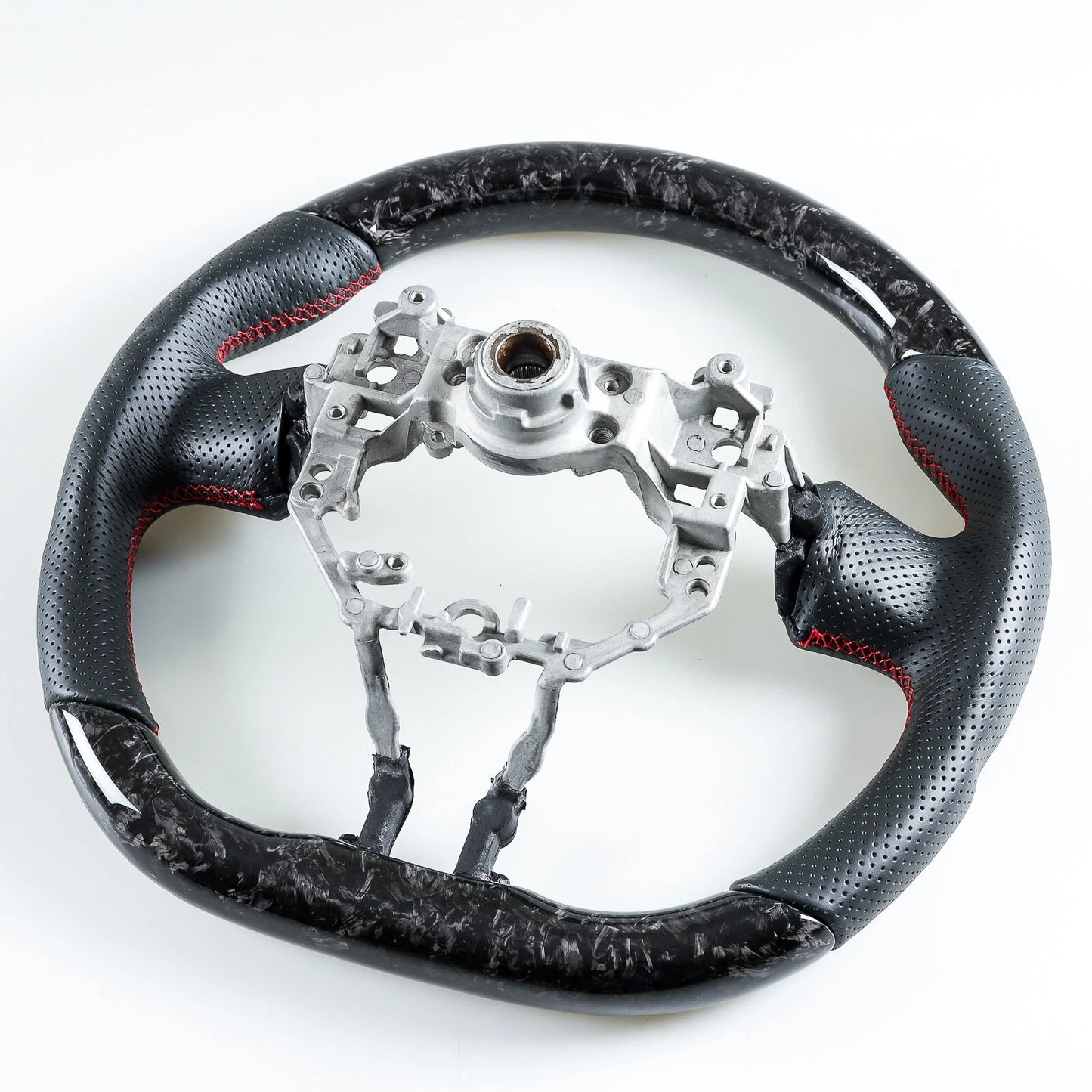 Forged Carbon Fiber Leather Steering Wheel for Toyota GT86, Subaru BRZ (2012-2020)