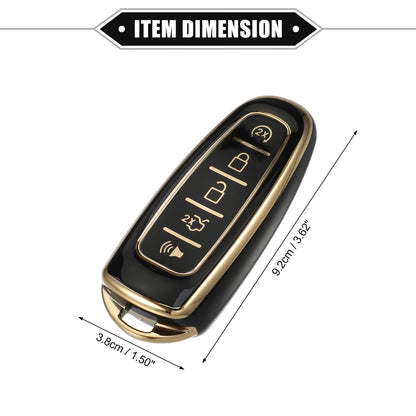 5 x Remote Keyless Key Fob Covers for Ford Escape, Lincoln (2001-2023)