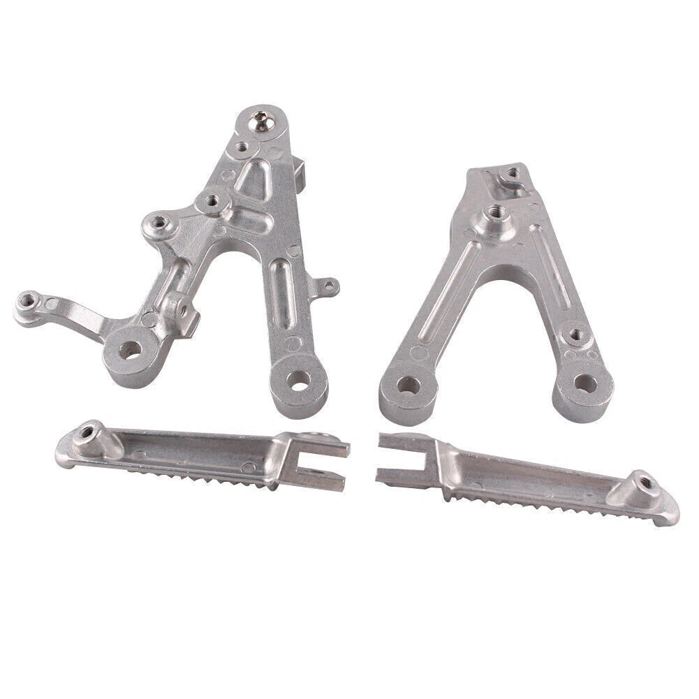 Front Footpegs Footrests Brackets for Yamaha YZF R6 (2003-2010)
