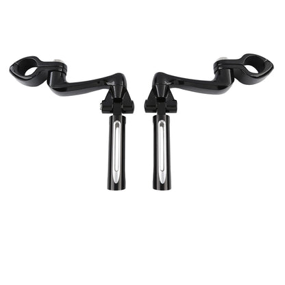 1.25" Highway Bar Male Mount Footpegs for Harley Touring Road Glide (2009-2023)