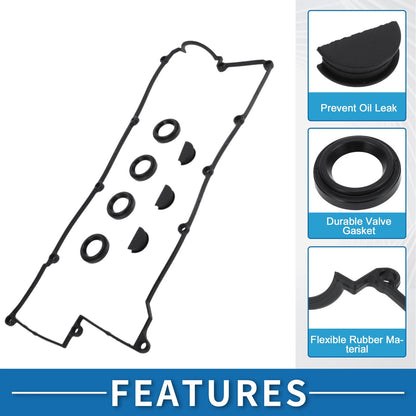 Valve Cover Gasket for Kia Spectra (2004-2009) - Includes Spark Plug Seals