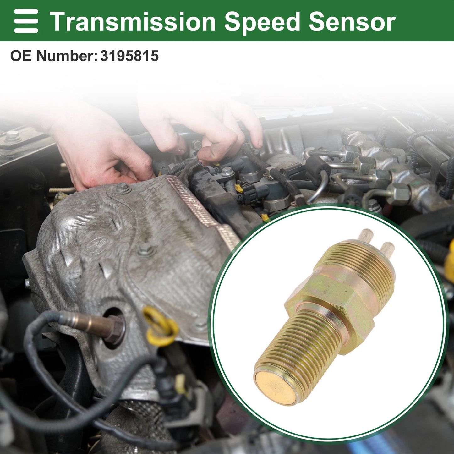1 Pc Transmission Speed Sensor for Volvo, DAF, Mercedes-Benz