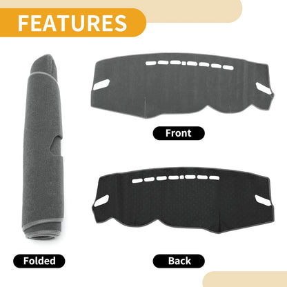 Dashboard Cover Gray for Mitsubishi Outlander (2013-2018) 1 Pc