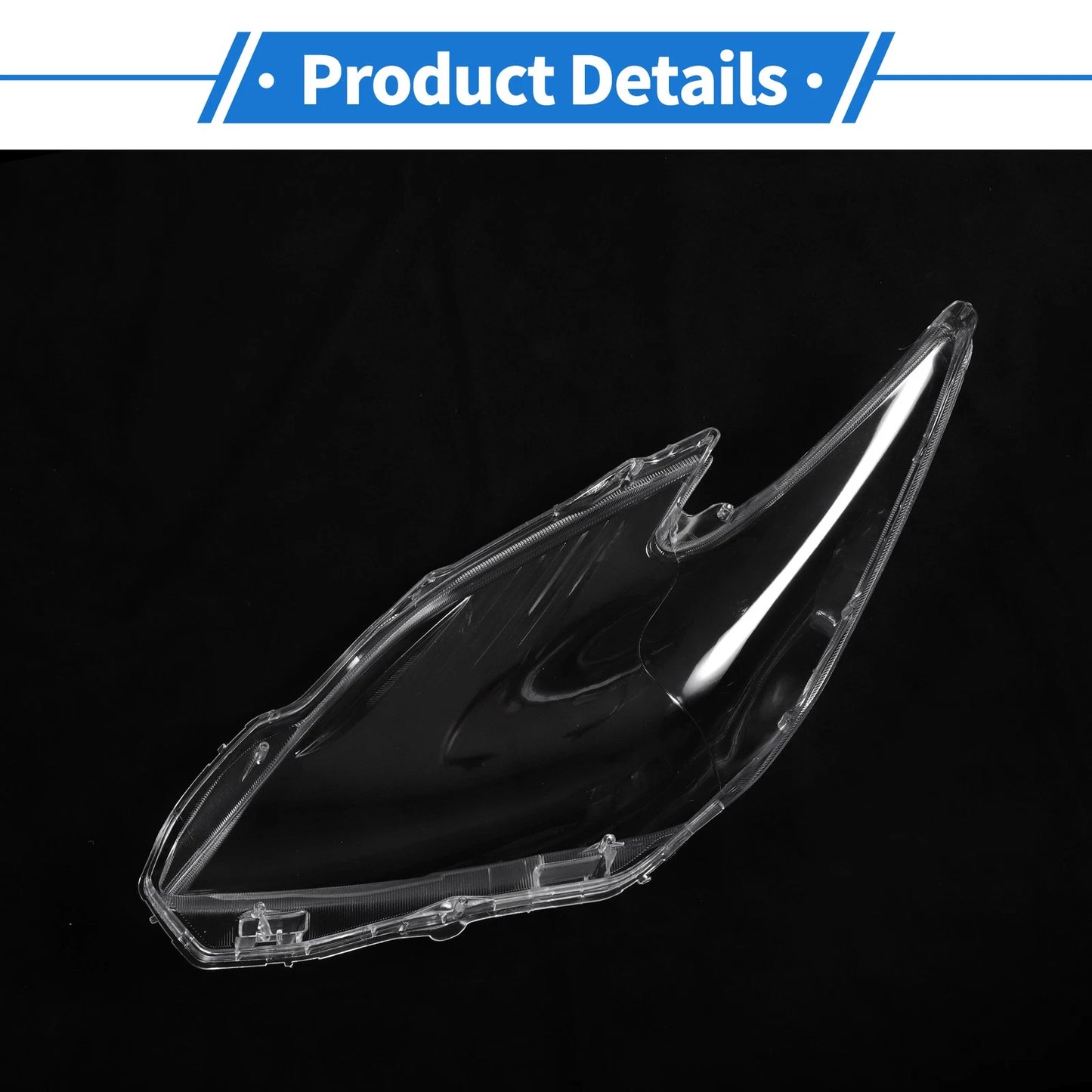 Front Right Headlight Lens Cover for Toyota Prius (2010-2012)
