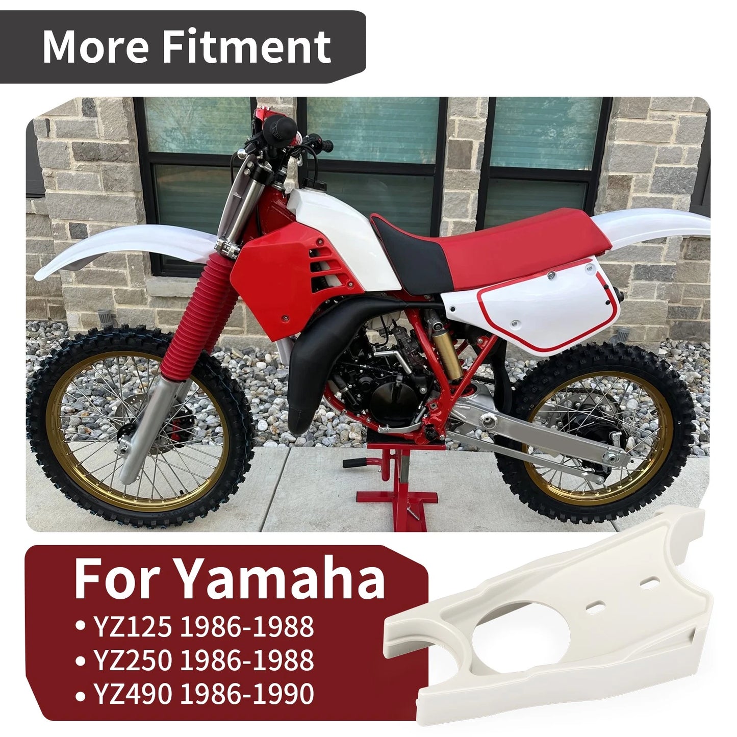 Front Chain Guard Seal for Yamaha YZ125 YZ250 YZ490