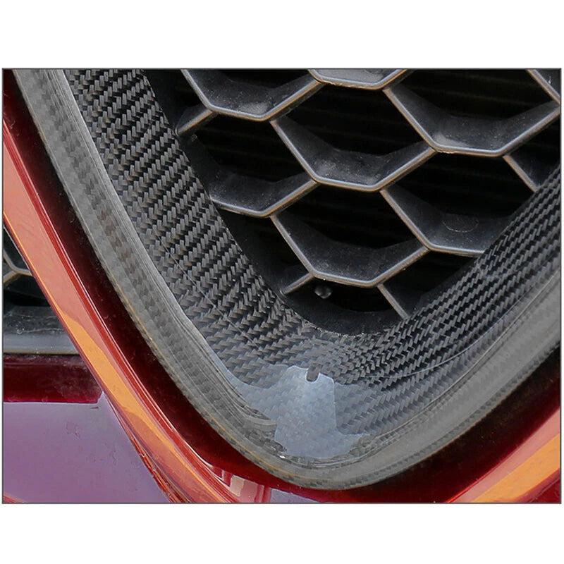 100%Carbon Fiber V Shape Grille Trim For Alfa Romeo Giulia Base Ti Sport 2017-24