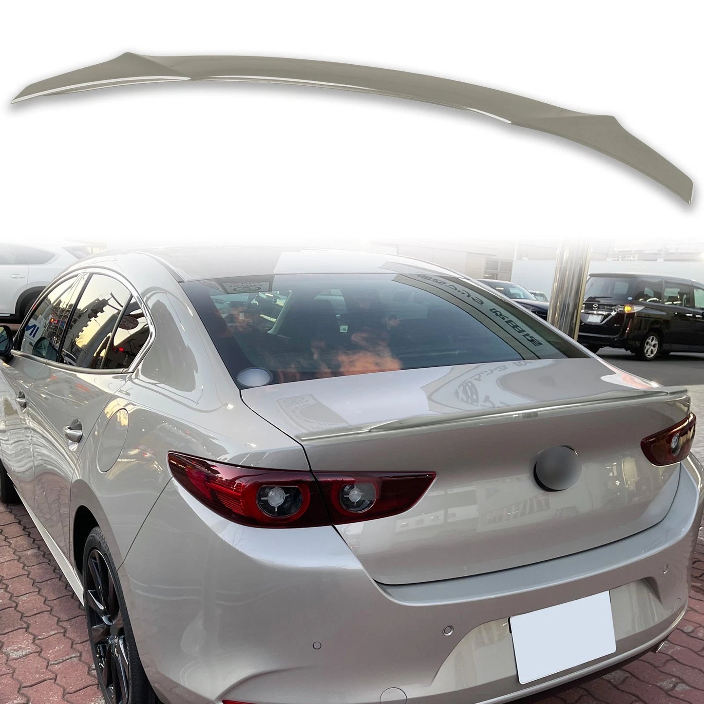 ABS Boot Spoiler for Mazda3 BP Sedan 2019-2024 (2019-2024)