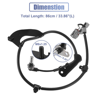 ABS Wheel Speed Sensor Front Right for Isuzu D-Max 2.5 (2002-2012)