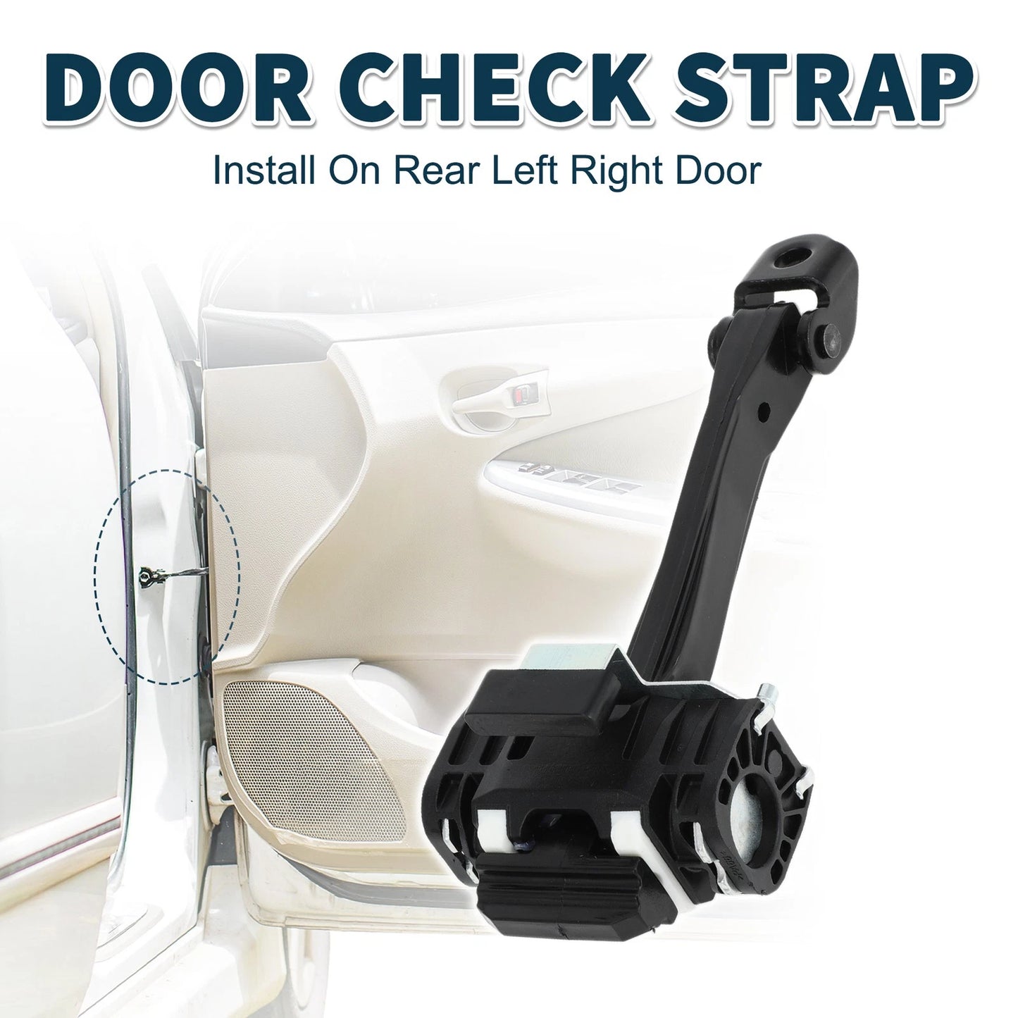 Door Check Strap Stopper for Peugeot 508 MK 1 (2010-2018)