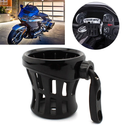 Handlebar Cup Holder with Mesh Basket for Harley Motorcycle