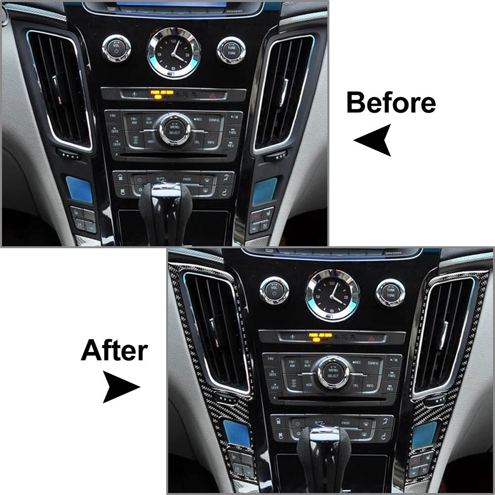 Central Console Air Vent Frame Cover Trim for Cadillac CTS (2008-2013)