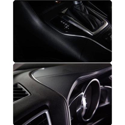 Silver 5M Car Interior Door Gap Edge Line Insert Molding Trim for Various Models