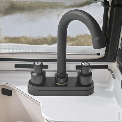 Outlet Pipe / Black Plated Stainless Steel for Caravan Faucet US