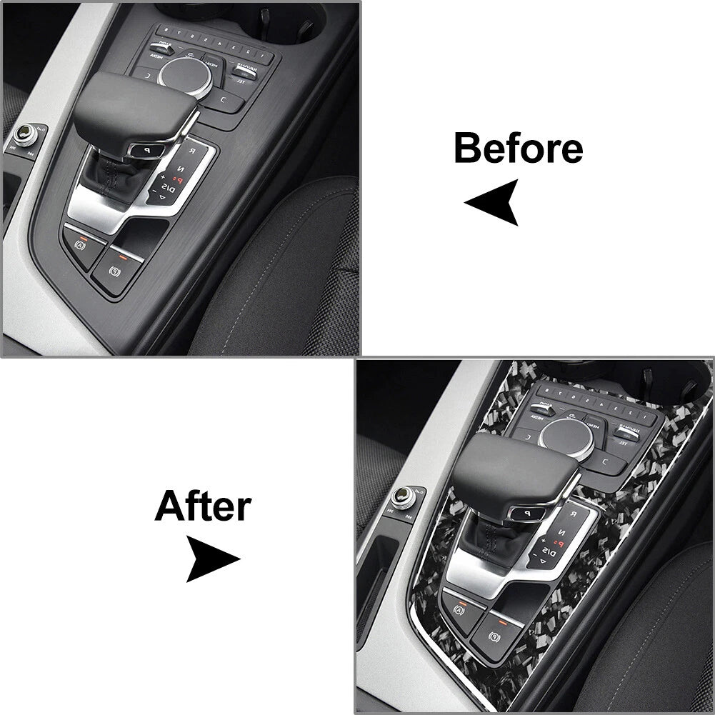 Center Console Gear Shift Panel Cover Trim for Audi A4 A5 (2016-2023)