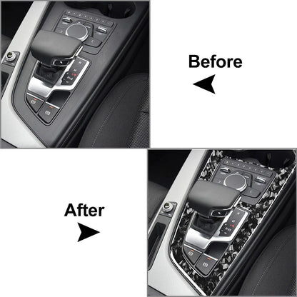 Center Console Gear Shift Panel Cover Trim for Audi A4 A5 (2016-2023)