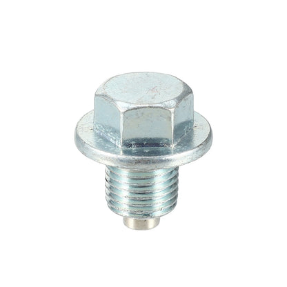 M12x1.25 Car Oil Drain Plug & Washer 2 x for Toyota (1990-2023) Silver Tone