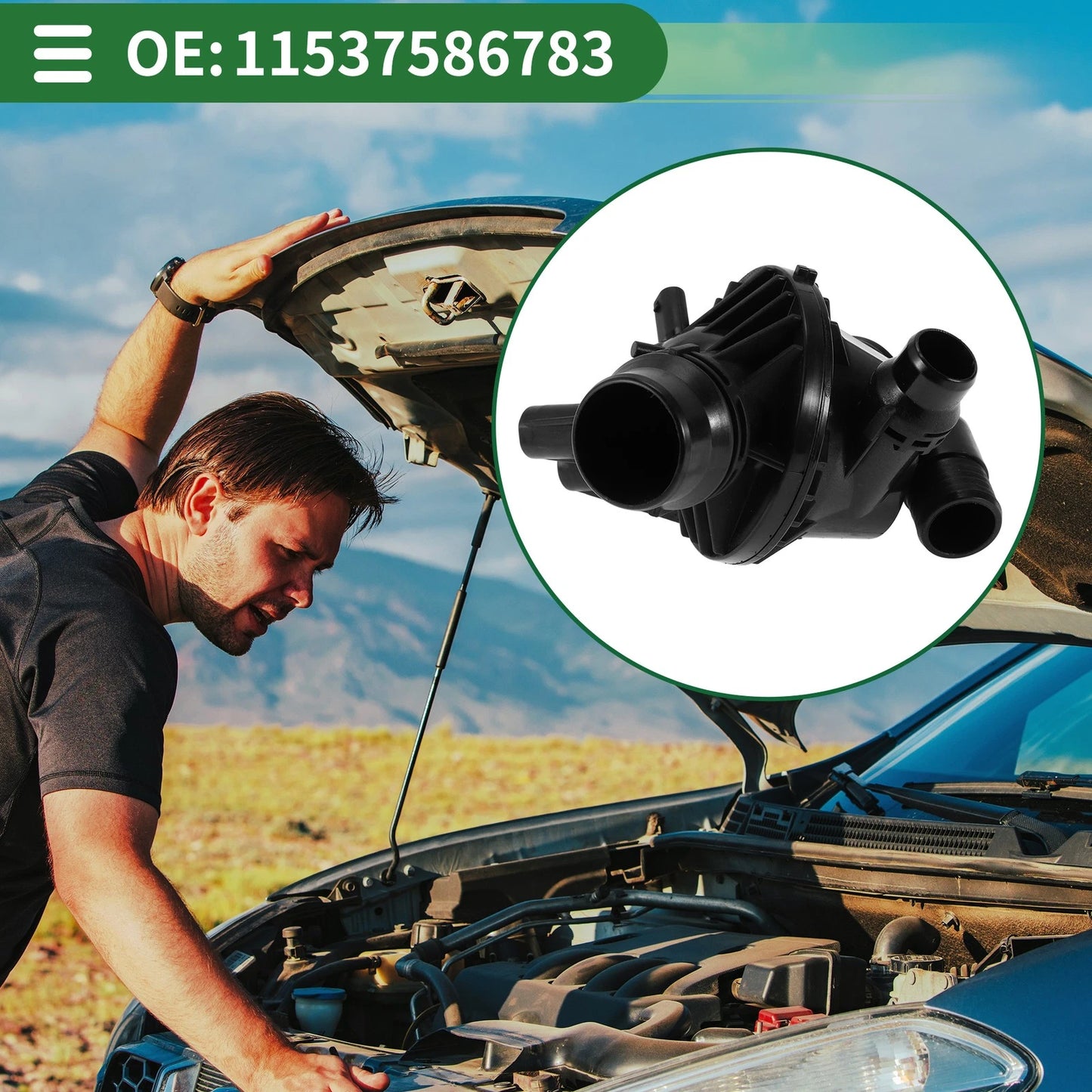 Engine Coolant Thermostat Housing for BMW X3 xDrive35i (2011-2012)