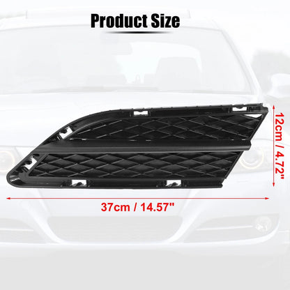 1 Pair Fog Light Grille Black for BMW 328i (2009-2010)