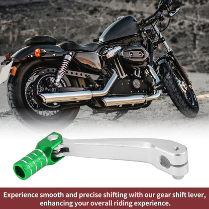 Shifter Lever for Honda CRF150F 2003-2017 - Silver Tone Green