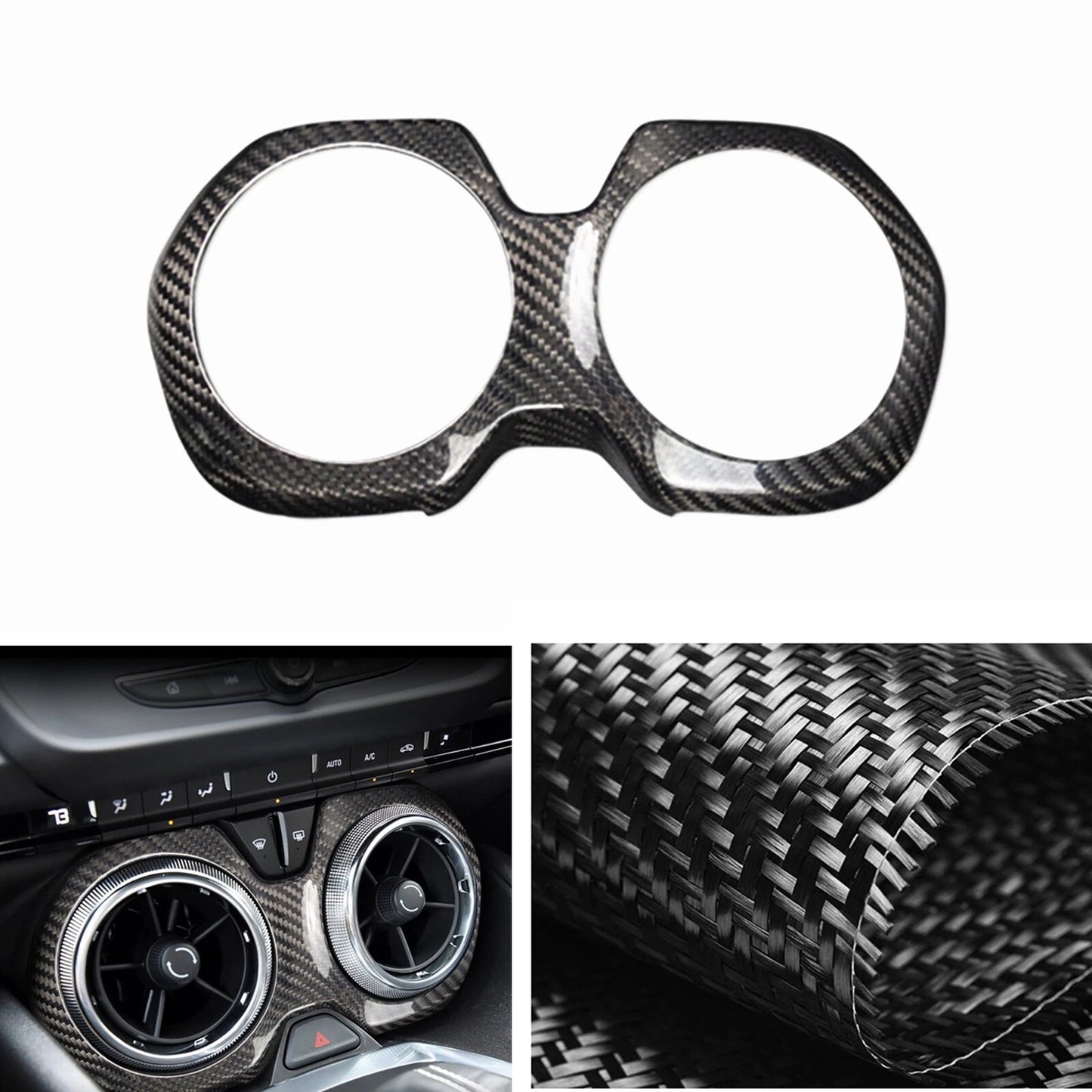 Carbon Fiber Air Vent Cover for Chevrolet Camaro (2016-2023)