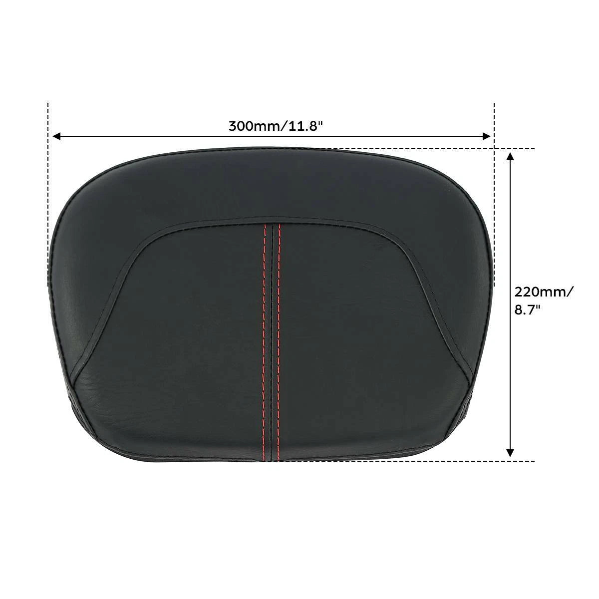 Passenger Backrest Pad for Harley Touring Street Road Glide King (1994-2023)