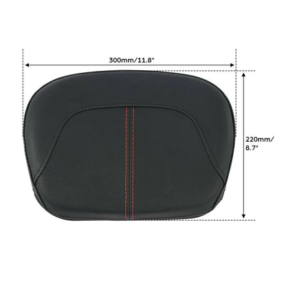Passenger Backrest Pad for Harley Touring Street Road Glide King (1994-2023)