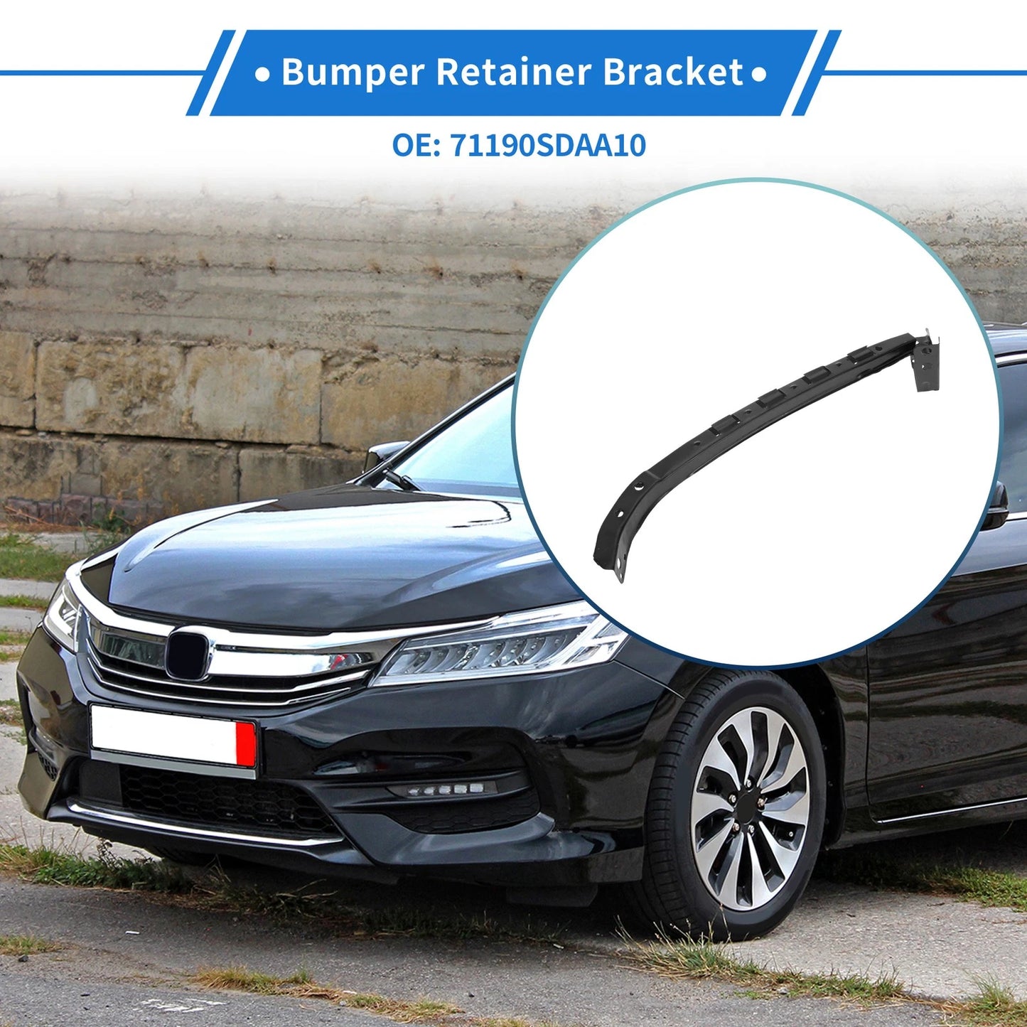 Front Left Bumper Retainer Bracket for Honda Accord (2003-2007)