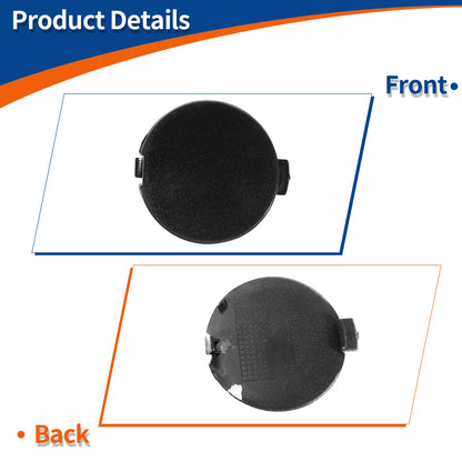 Rear Left Tow Hook Cover for Mazda 6 Atenza (2018-2021) Black