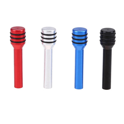 4 x Red Auto Interior Door Lock Knob Covers for Car (Fits Most Models)