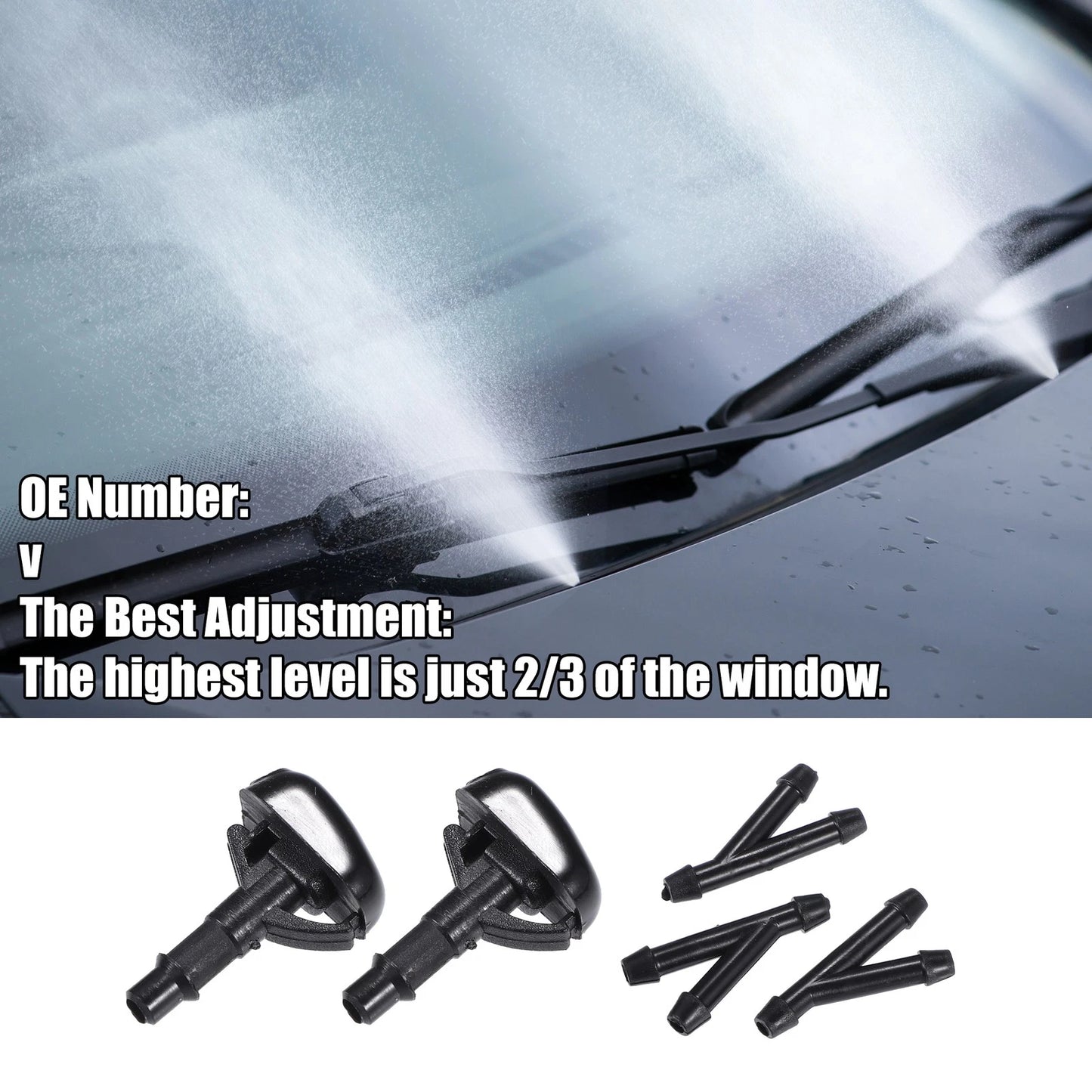 Windshield Washer Nozzle for Mitsubishi Montero (2001-2006)