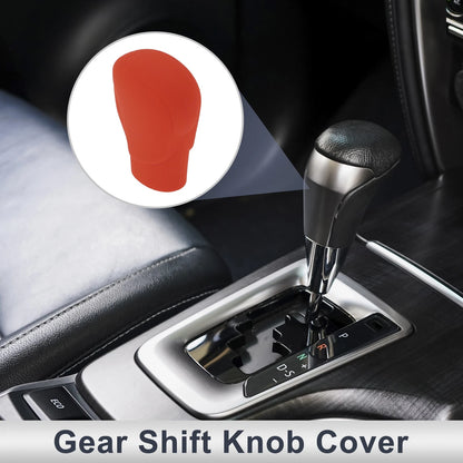 Red Silicone Gear Shift Knob Cover for Honda Accord (2018-2022)