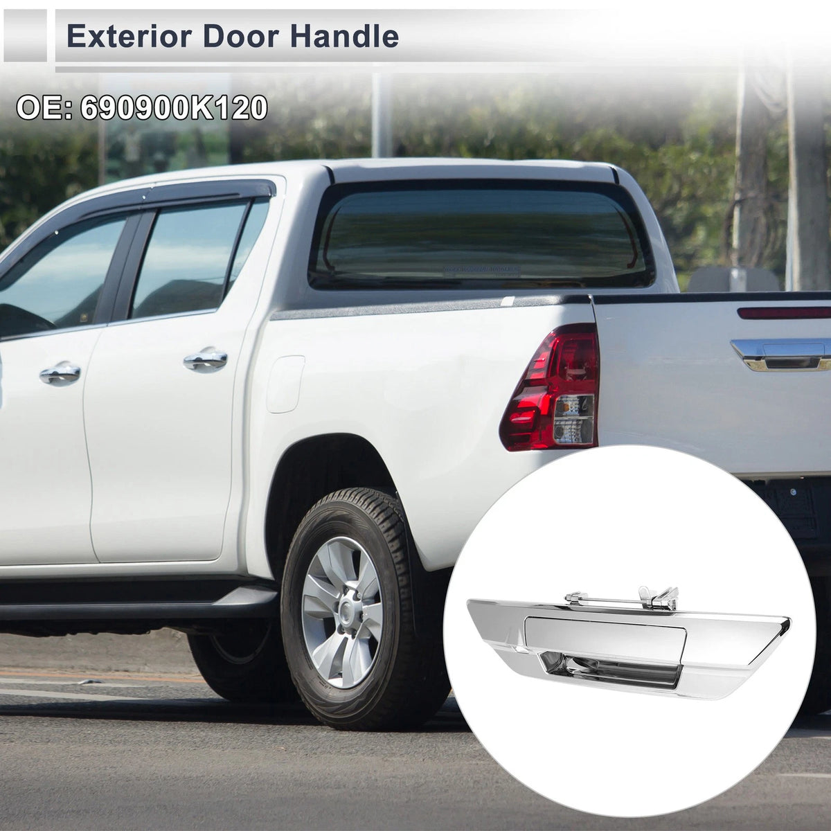 Exterior Door Tailgate Handles for Toyota (No.690900K120) 79-Current