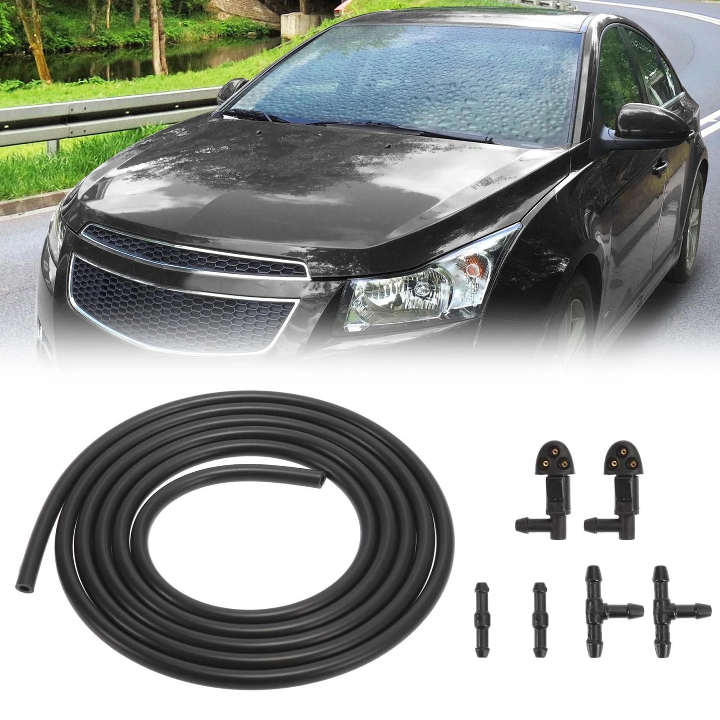 5 x Windshield Wiper Fluid Squirter Nozzle for Chevrolet Cruze (2009-2014)