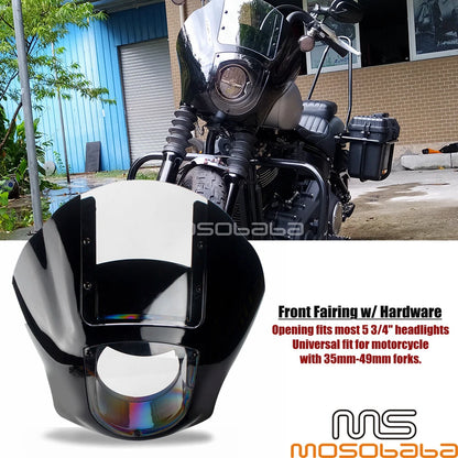 Headlight Fairing & Windshield Mount Kit for Harley Softail FXBB FXLR FXST (2018)