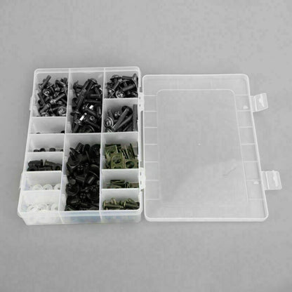 223PCS Black Fairing Screw & Clamp Set for F2 (No Year Specified)