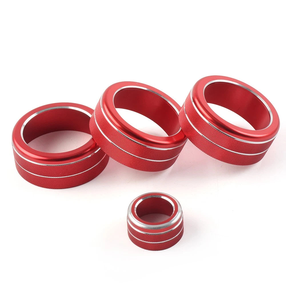 4x AC Climate Control Knob Ring Covers for Honda Civic CR-V 2022+