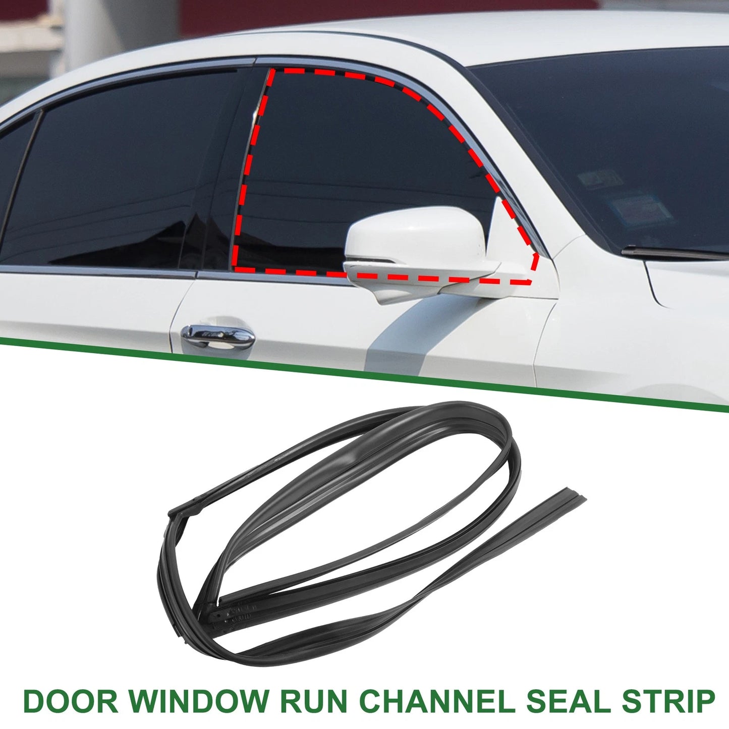 Front Right Door Window Seal Strip for Honda Accord (2003-2007)
