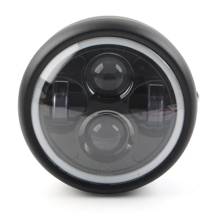 5.75" LED Motorcycle Headlight DRL Round Light for Harley
