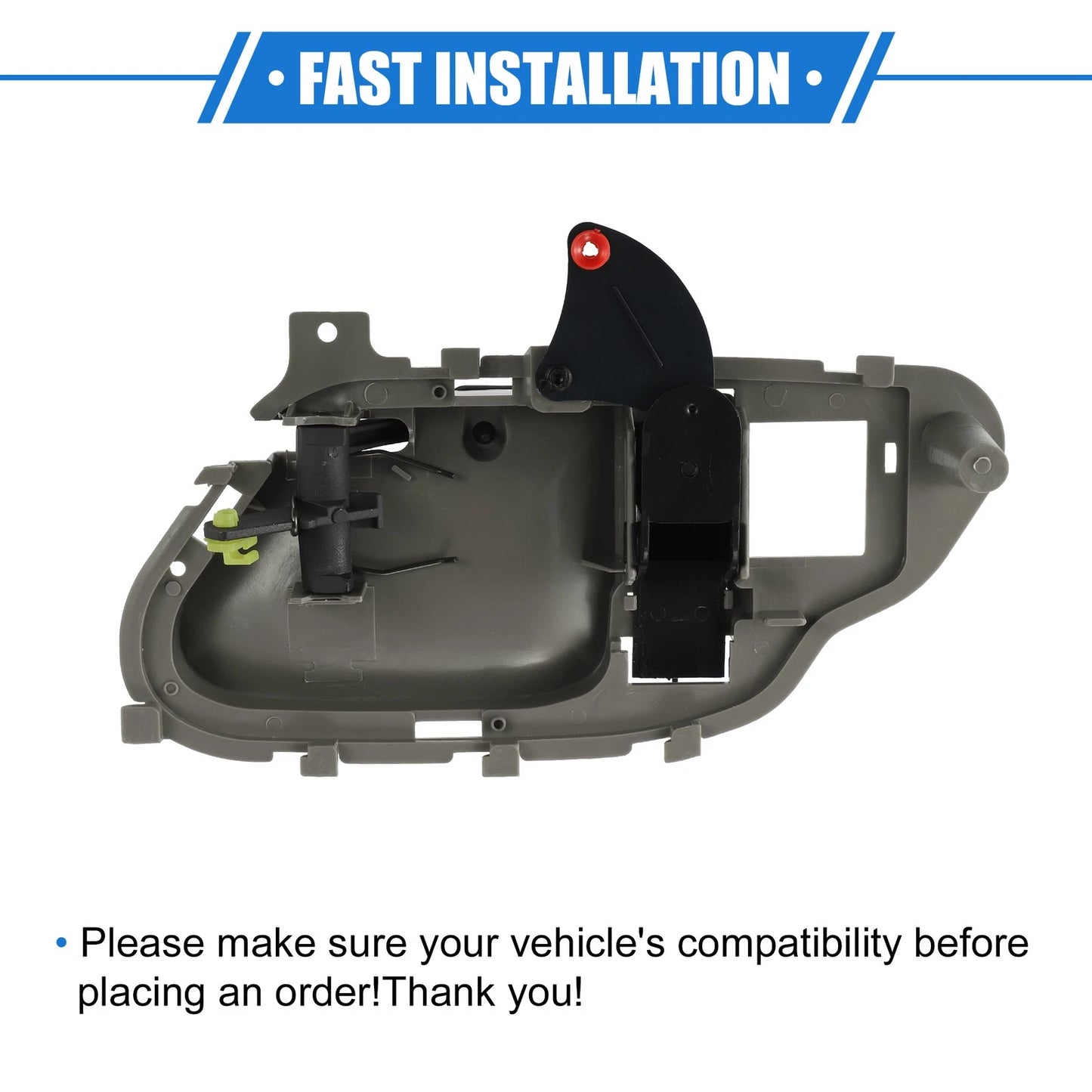 Interior Door Handle Left Side for Chevy Suburban C1500 (1995-1999) Gray