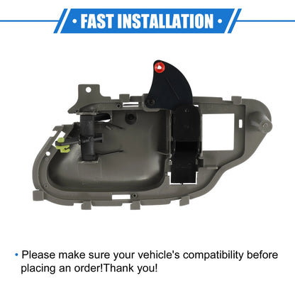Interior Door Handle Left Side for Chevy Suburban C1500 (1995-1999) Gray