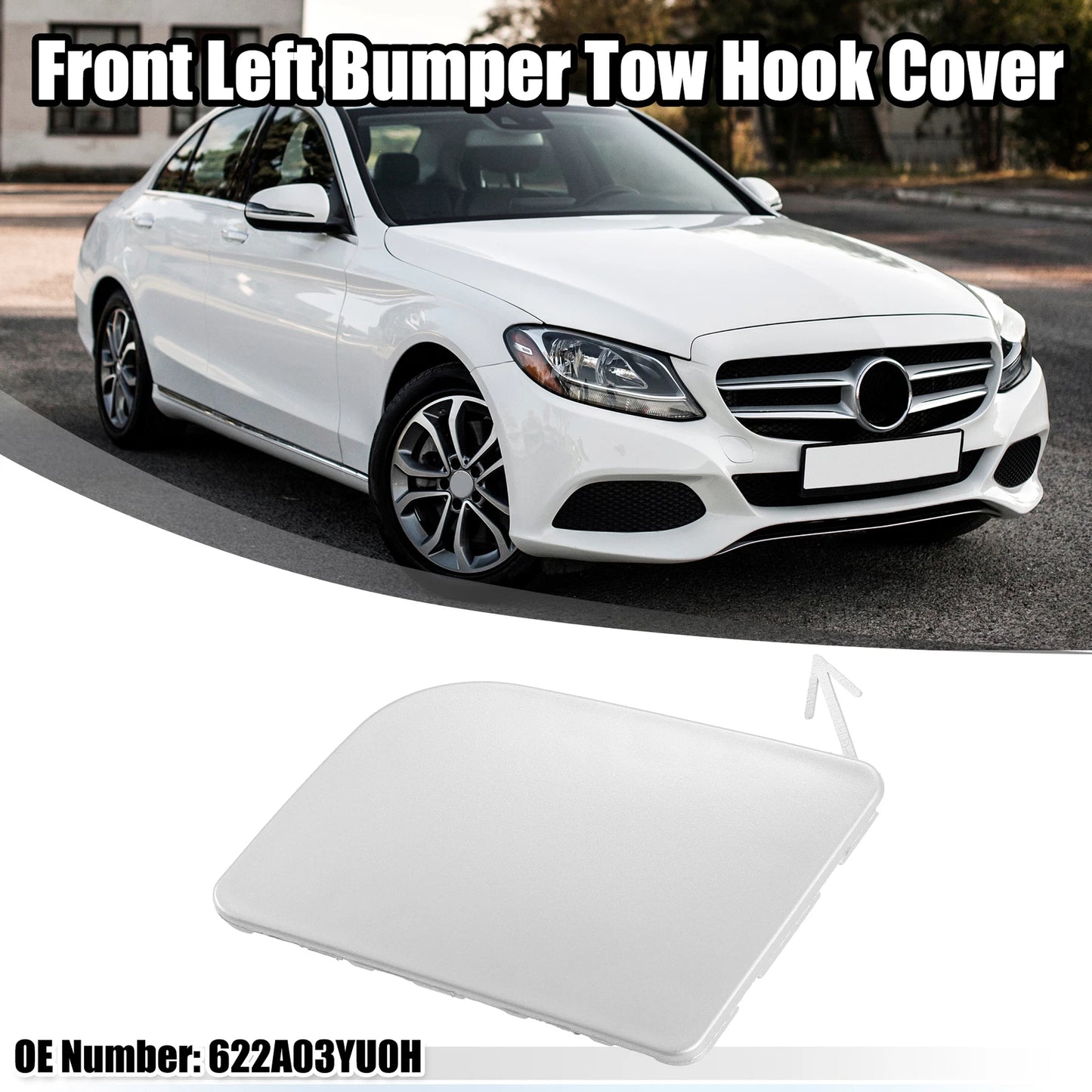 Front Bumper Tow Hook Cover for Nissan Sentra (2013-2019)